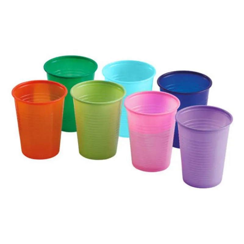 VASOS PLÁSTICO MONOART 200CC - LILA