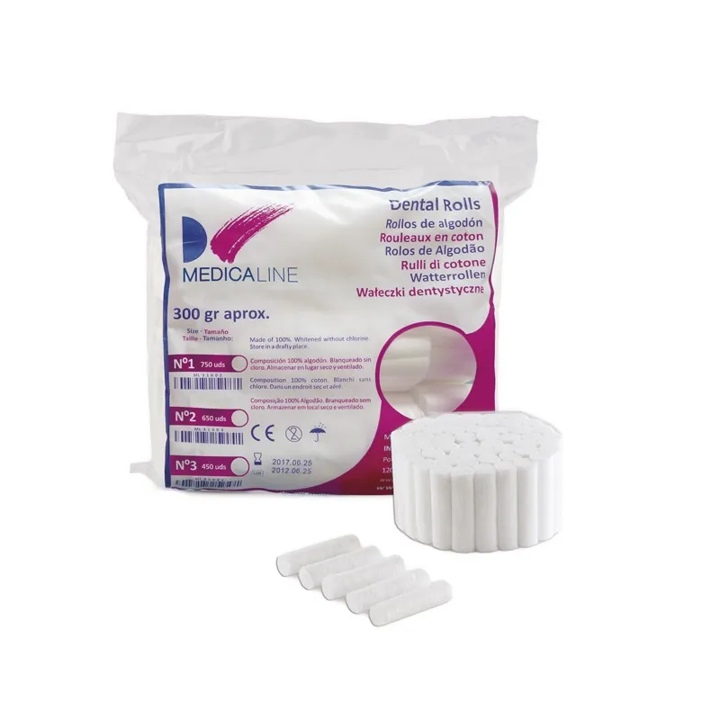 ROLLOS ALGODÓN MEDICALINE 300GR Nº 1
