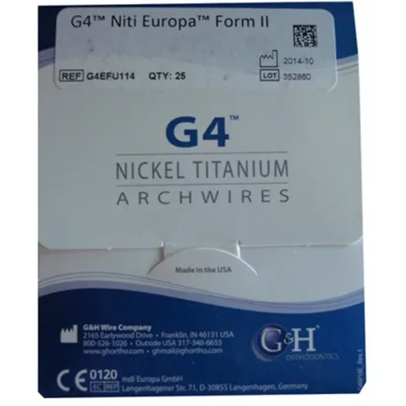 ARCOS NITI G4 TM EUROPA FORM II REDONDO