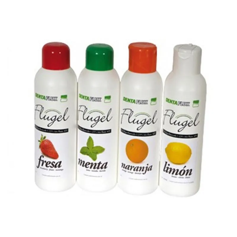 FLUGEL 1.23% IÓN FLÚOR - SABOR NARANJA - 1L