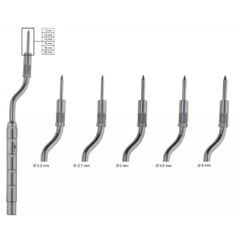 OSTEOTOMO MASTER CURVO Ø 3MM - 1590