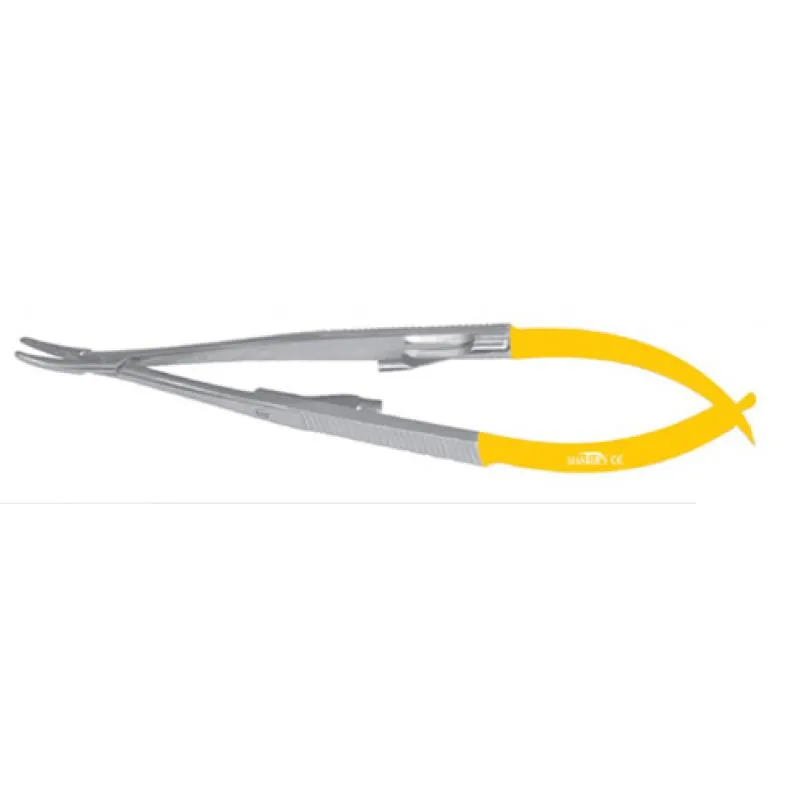 PORTA AGUJAS CASTROVIEJO TC CURVO MASTER 15CM - 468TC