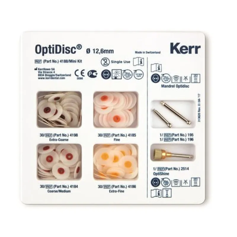 REPOSICIÓN DISCOS OPTIDISC - SURTIDO 12.6MM  (120 UDS)