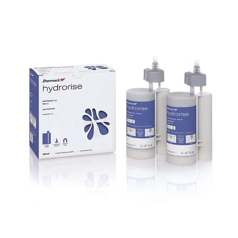 HYDRORISE MAXI PUTTY HEAVY BODY FAST SET SILICONA 2X380ML.